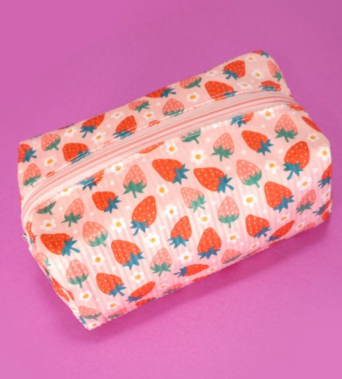 Strawberry Makeup Bag
