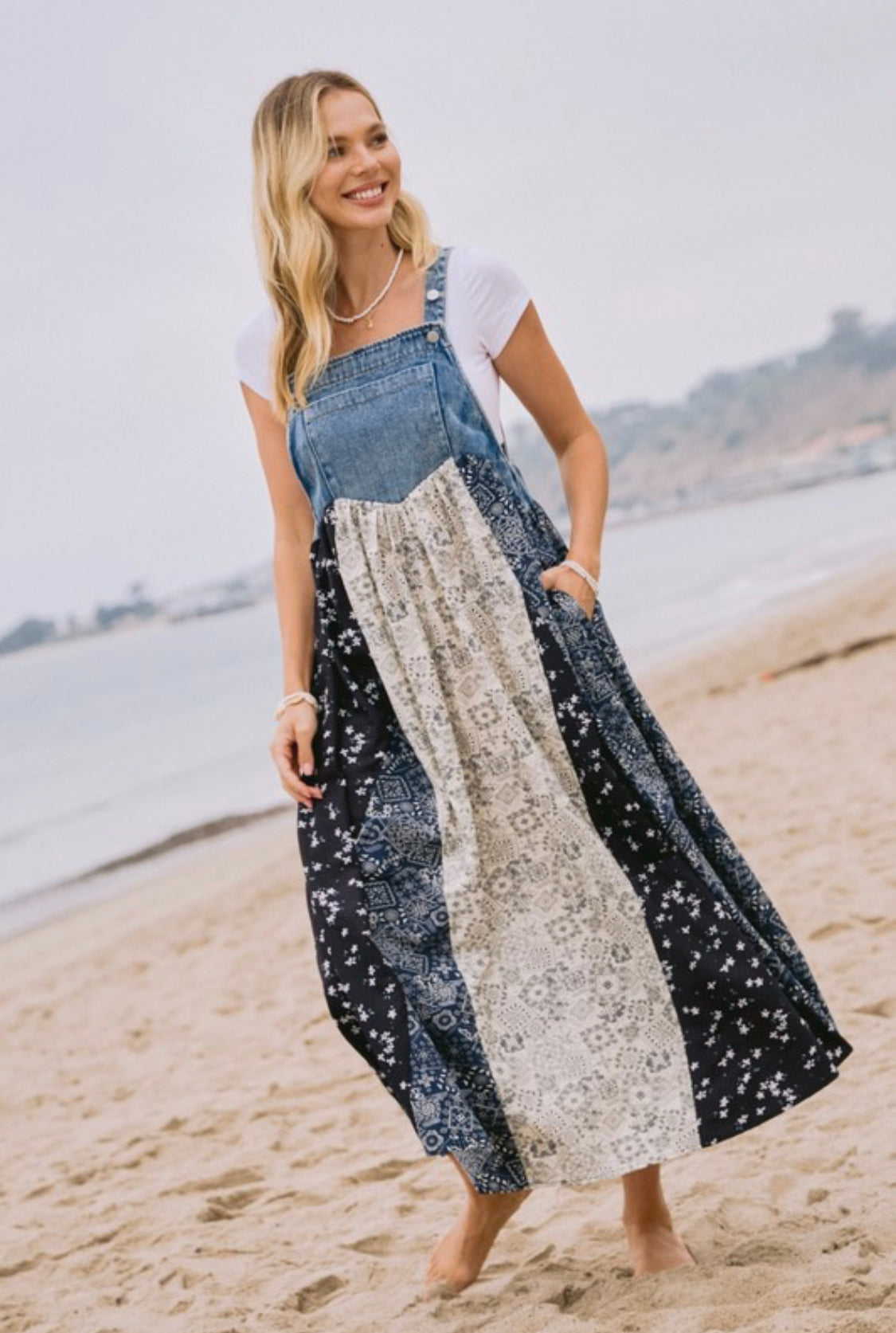 Denim Bandana Dress