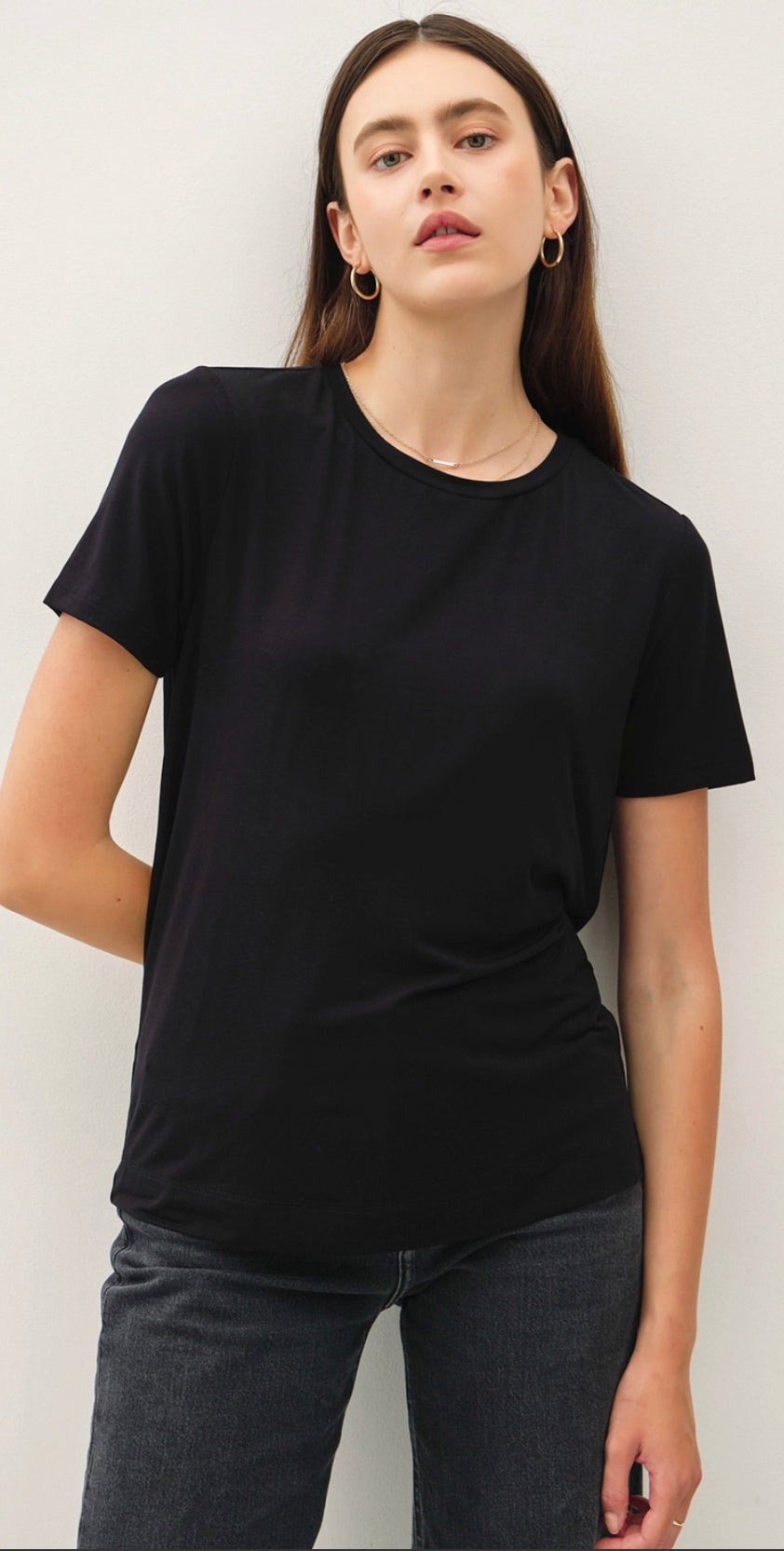 Black Basic Tee