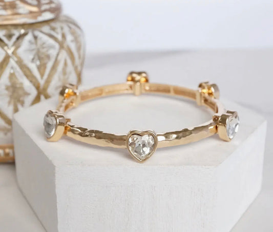 Bling Heart Bracelet