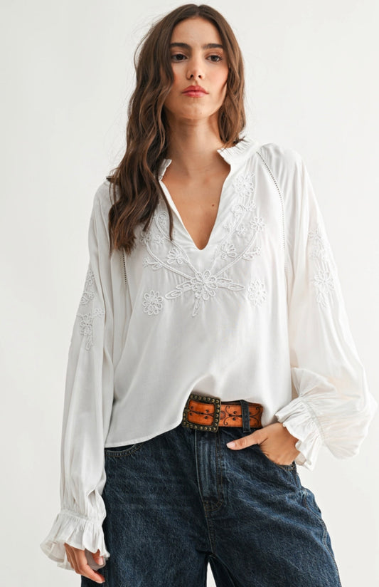 White Lace Top
