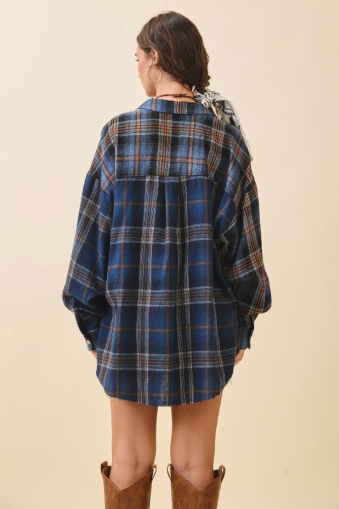 Navy Flannel Shirt