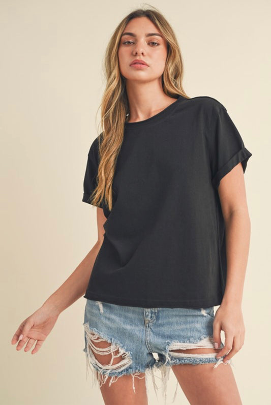 Black Short Sleeve Tee