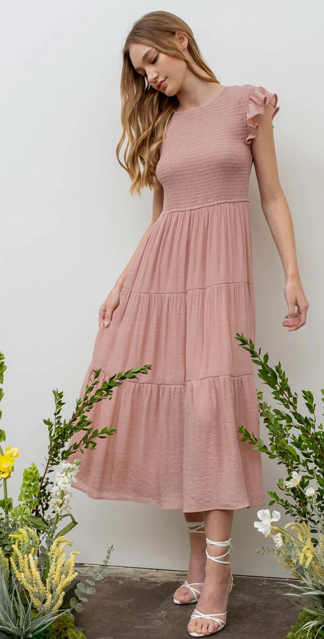 Blush Smock Dress